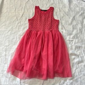 Pink dress, size 10-12 brand:george